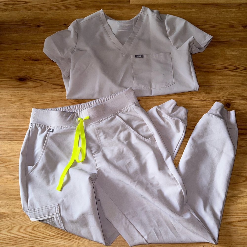 Figs joggers and Catarina top both XS